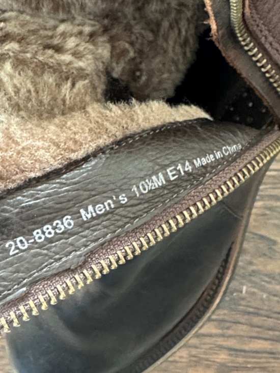 Johnson And Murphy Men\'s Two-Tone Brown Leather Chukka Boots w/ Shearling Lining main image 12